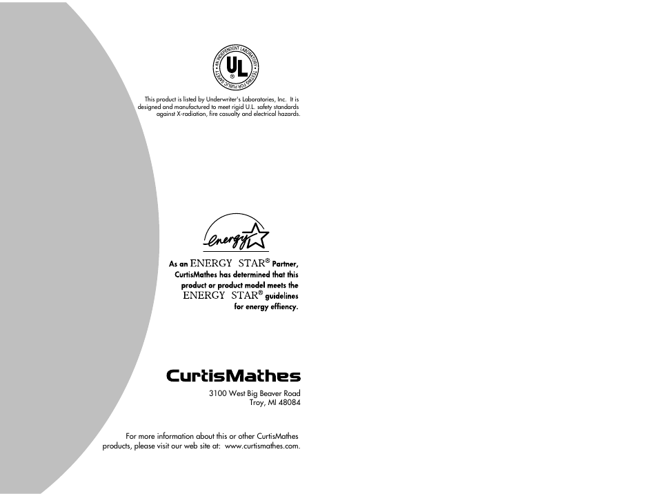 Curtis Mathes CM 13102 User Manual | Page 32 / 32