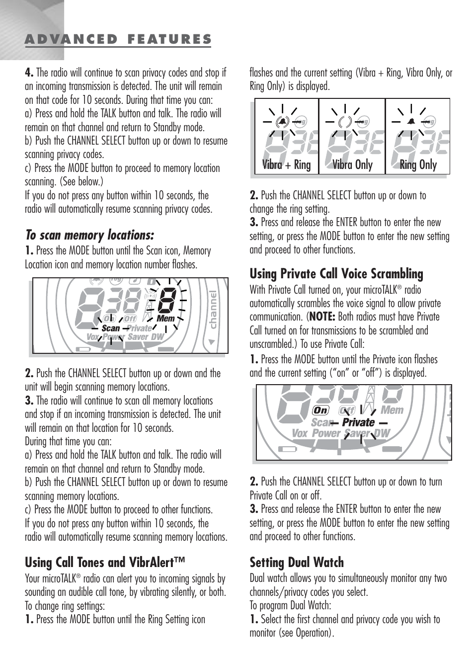 Cobra Digital MICROTALK MT-900 User Manual | Page 7 / 10