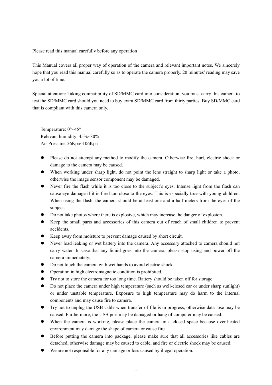 Preface | Cobra Digital DC4330 User Manual | Page 2 / 16