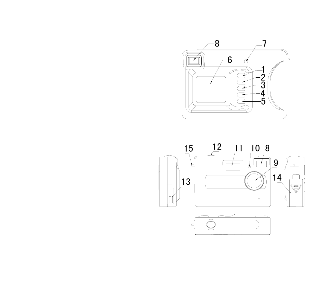 Getting to know your digital camera | Cobra Digital DC4200 User Manual | Page 6 / 24