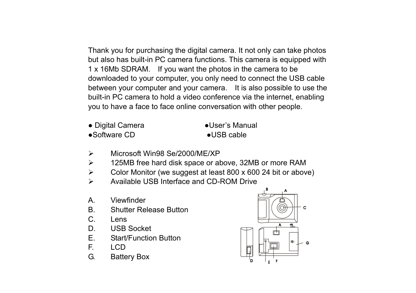 Cobra Digital DC125 User Manual | Page 2 / 22