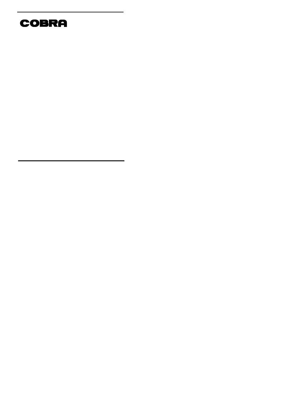 Cobra Digital DC5500 User Manual | 13 pages