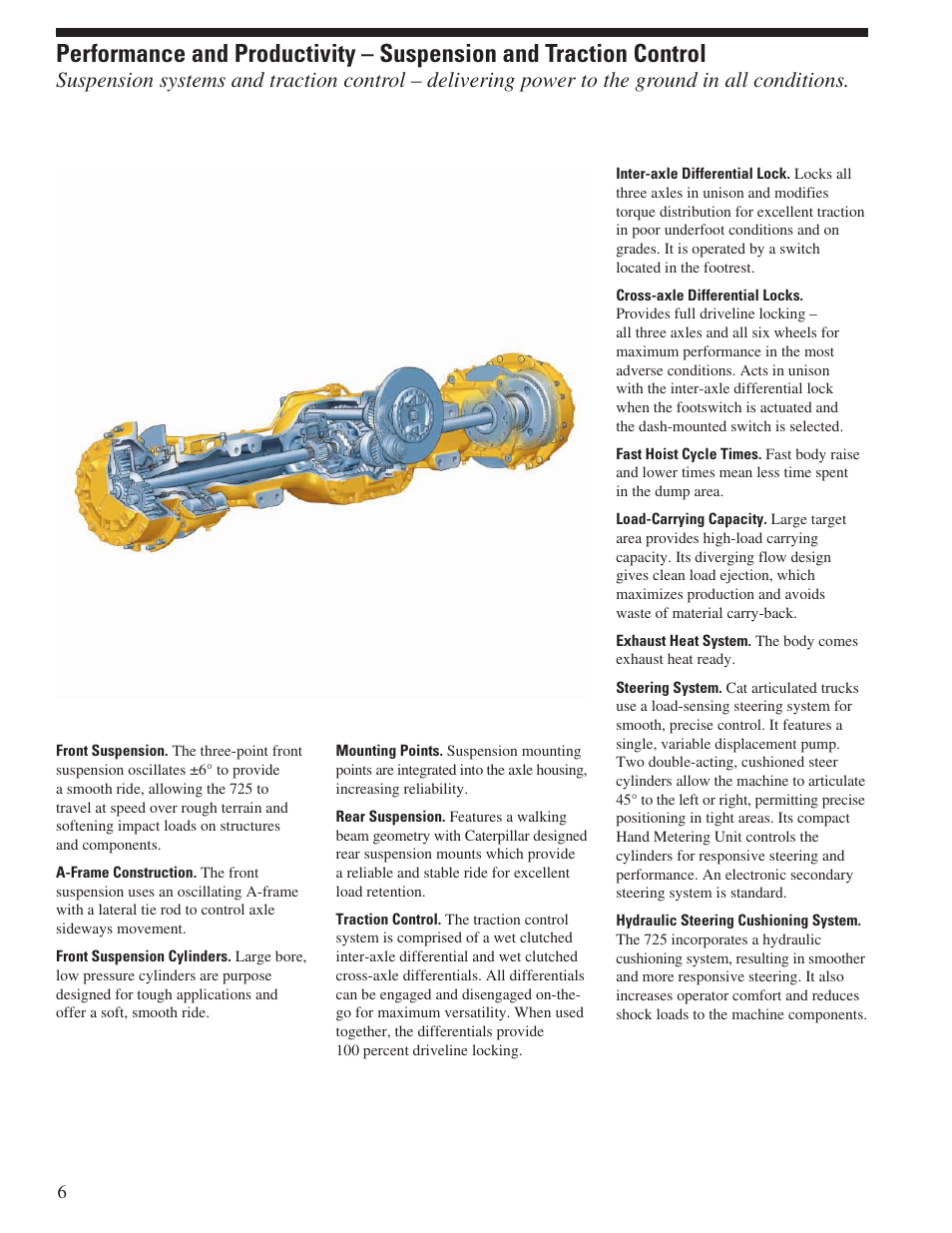 CAT Articulated Truck 725 User Manual | Page 6 / 20