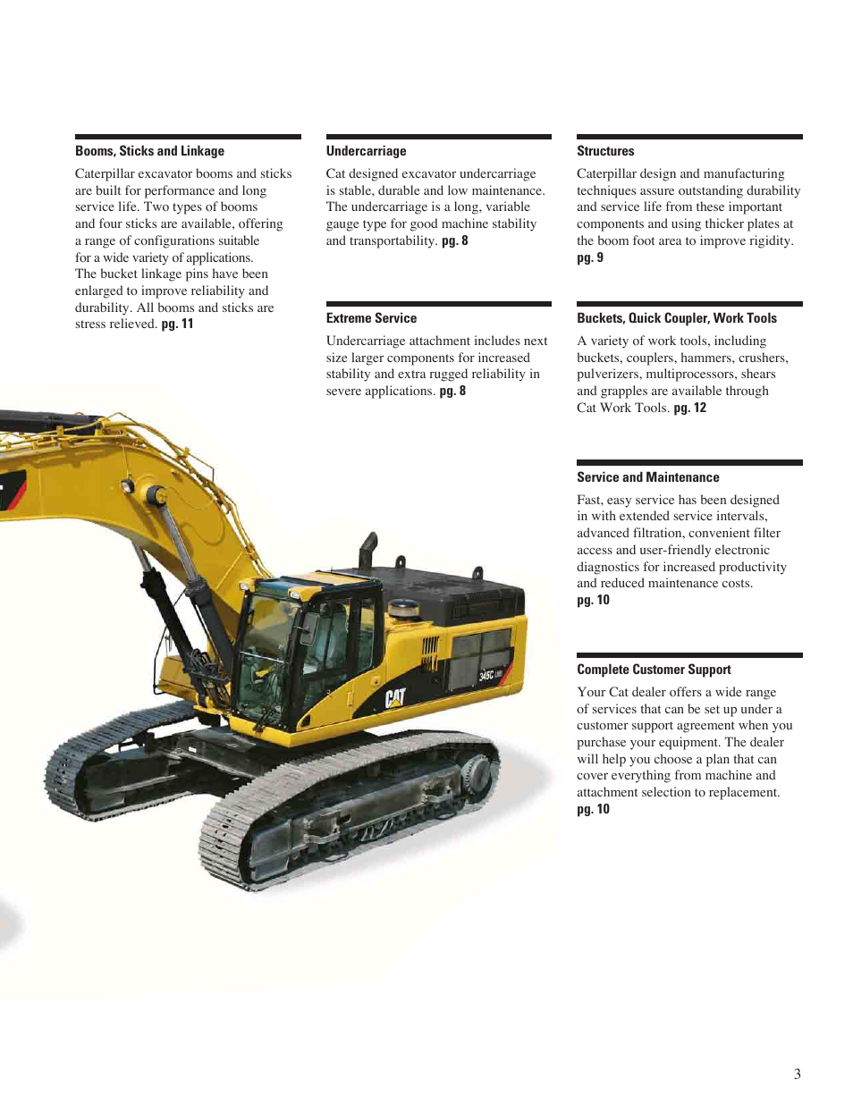 CAT 345C L User Manual | Page 3 / 20