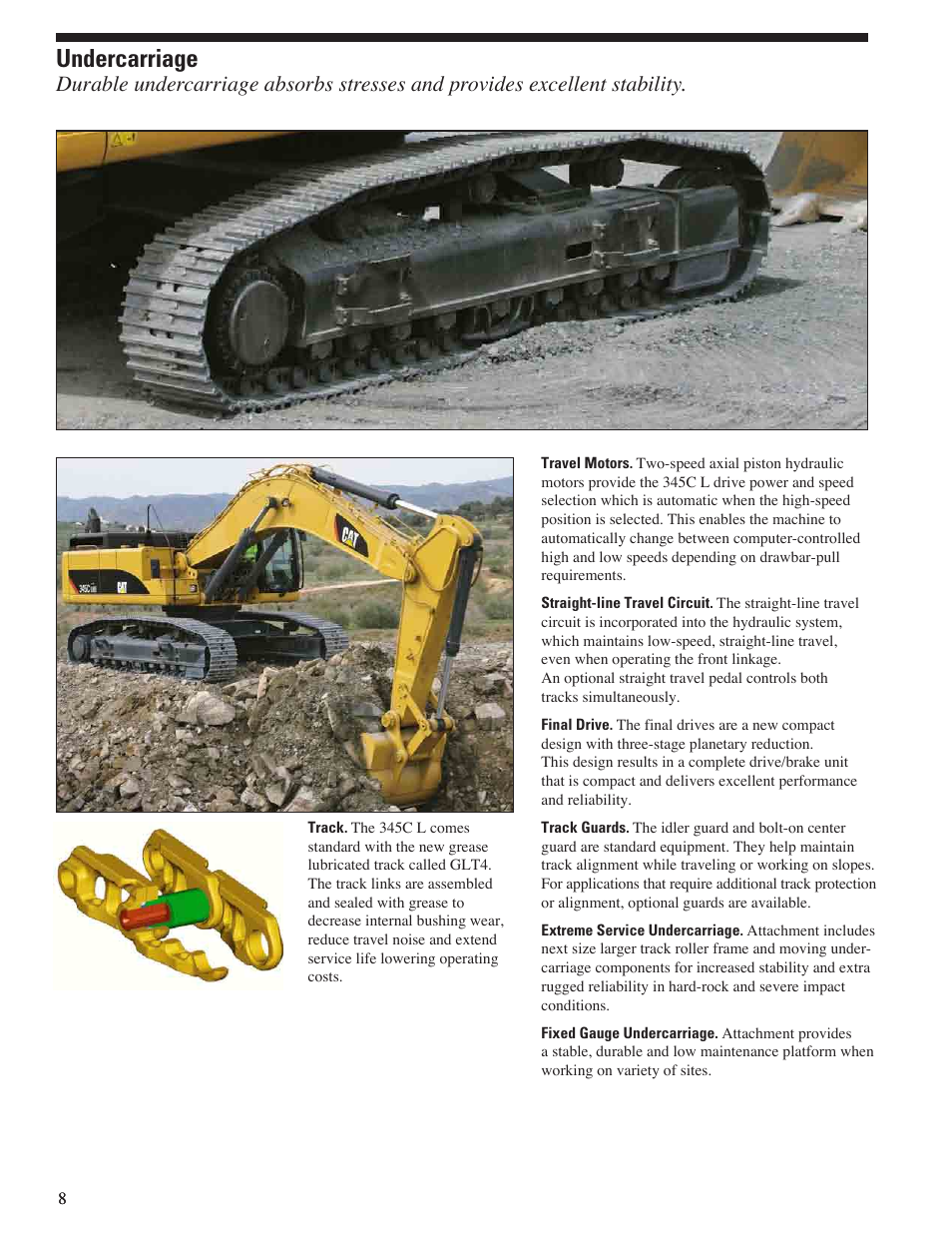 Undercarriage | CAT 345C L User Manual | Page 8 / 20