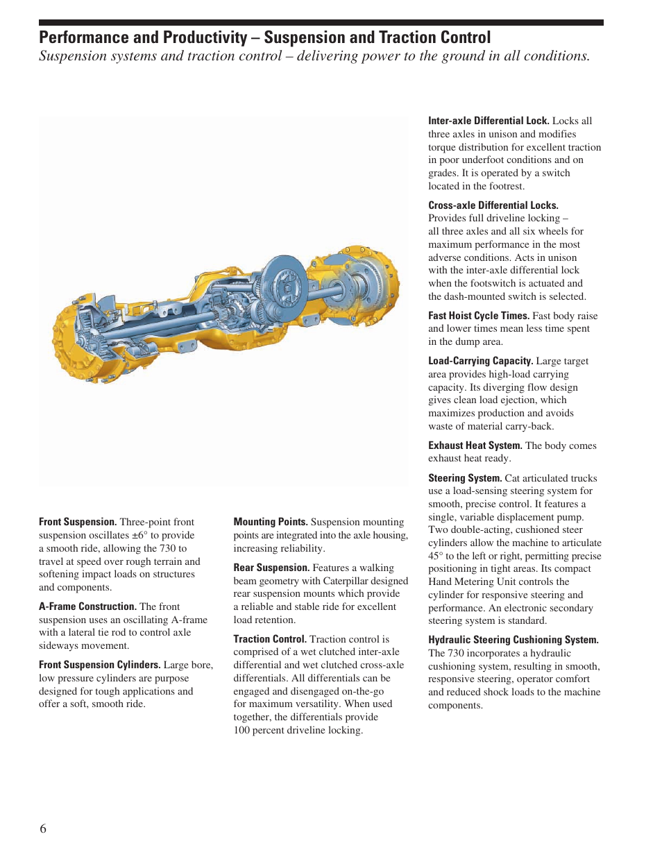 CAT Articulated Truck 730 User Manual | Page 6 / 20