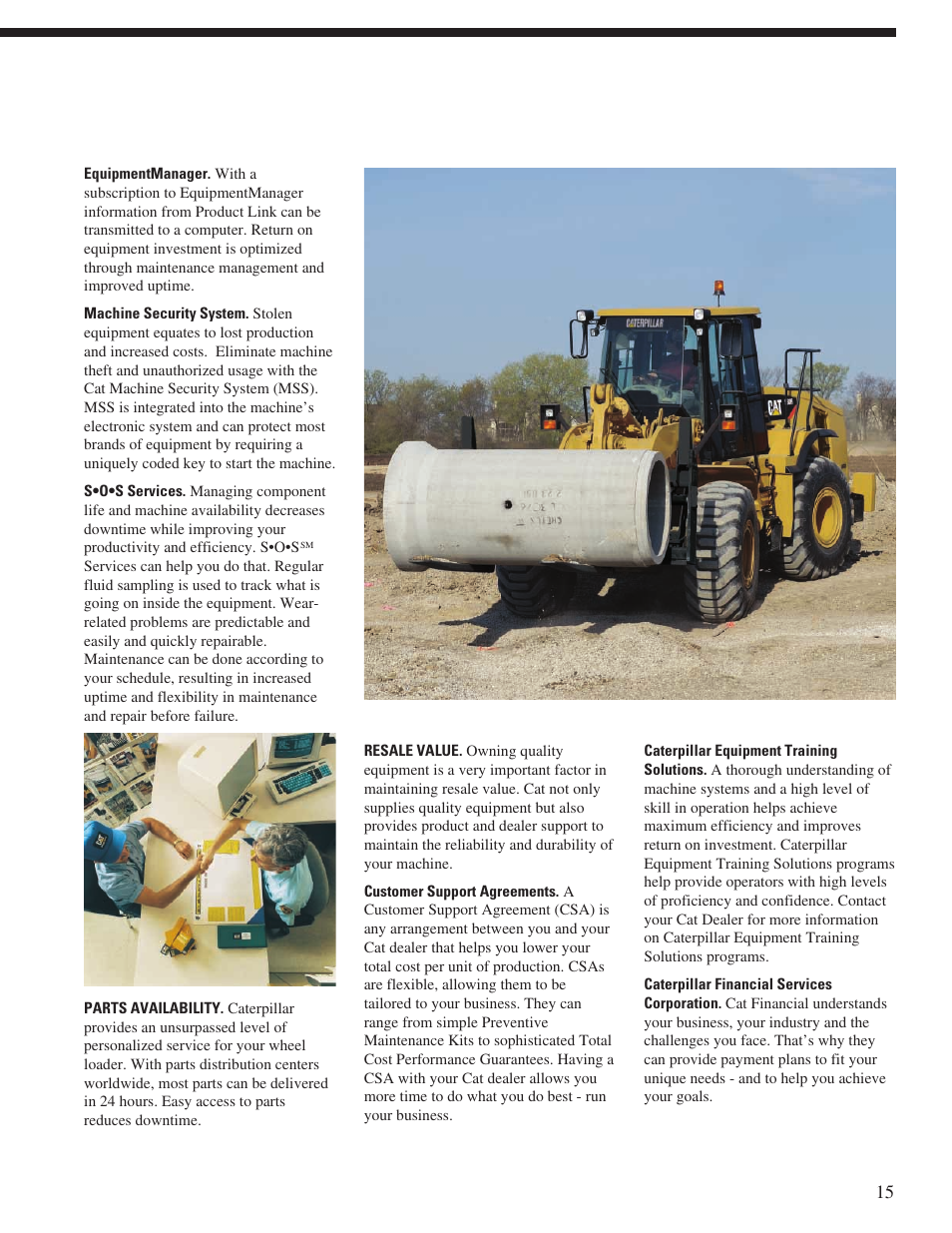 CAT Wheel Loader User Manual | Page 15 / 28
