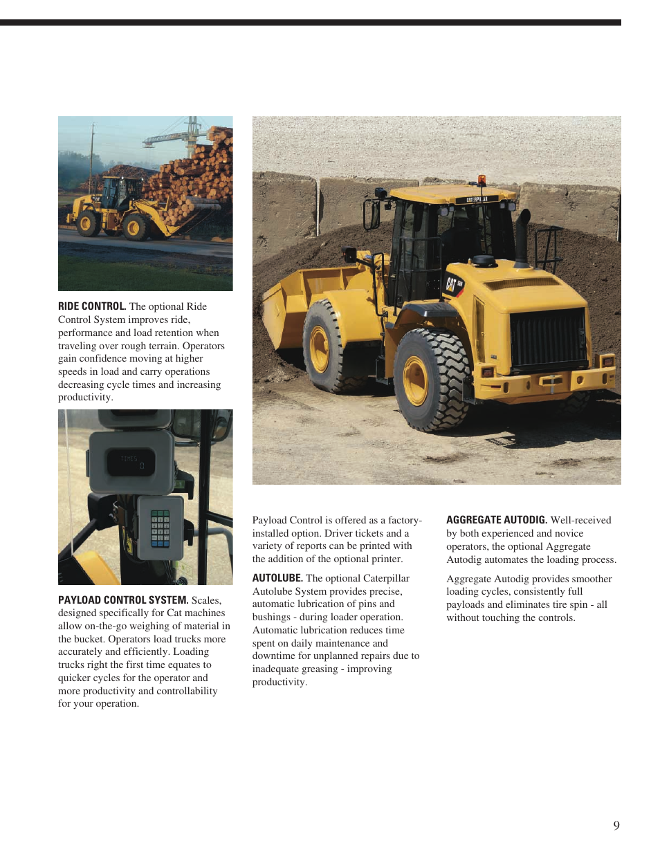 CAT Wheel Loader User Manual | Page 9 / 28