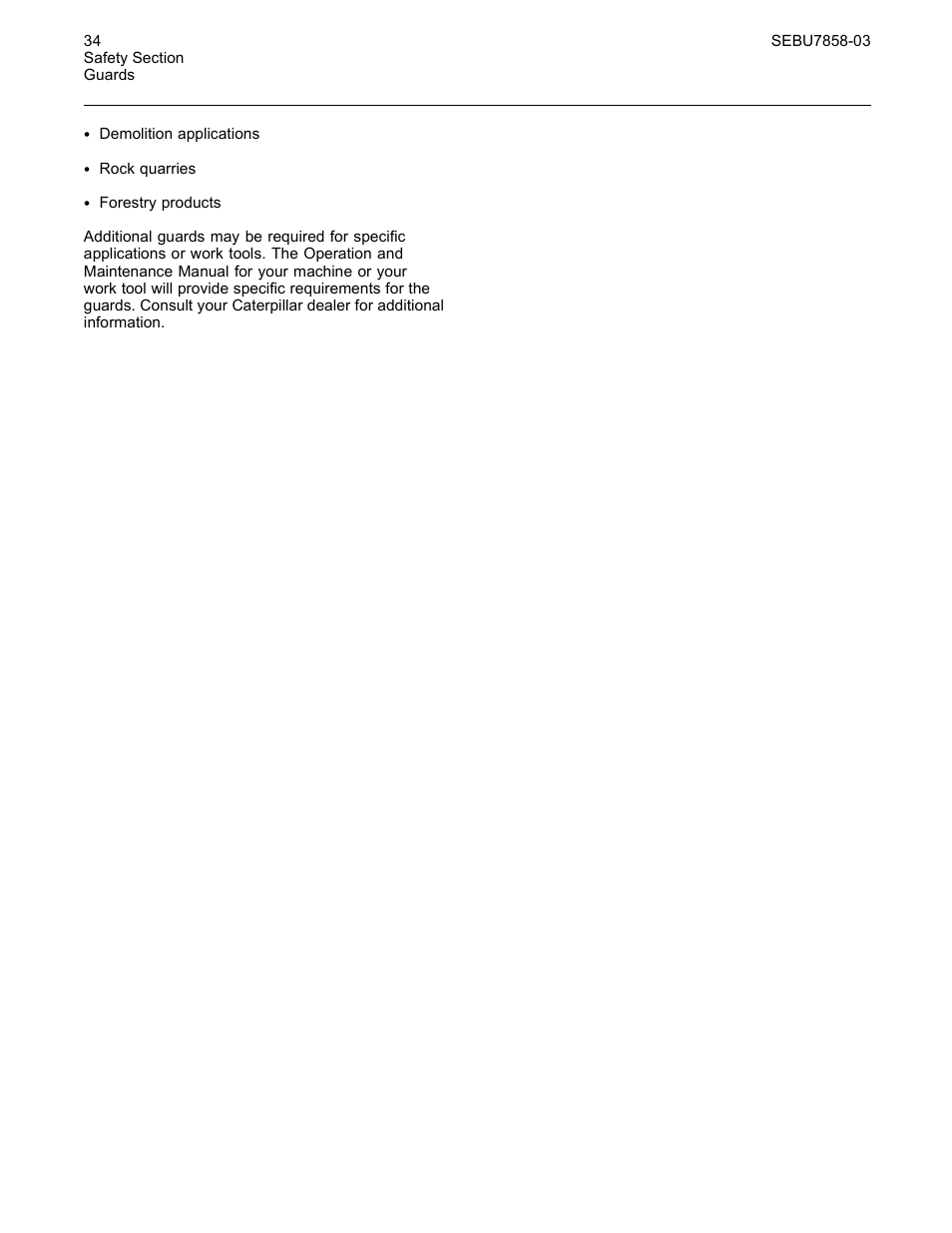 CAT Caterpillar Wheel Tractor-Scraper 627G User Manual | Page 31 / 31