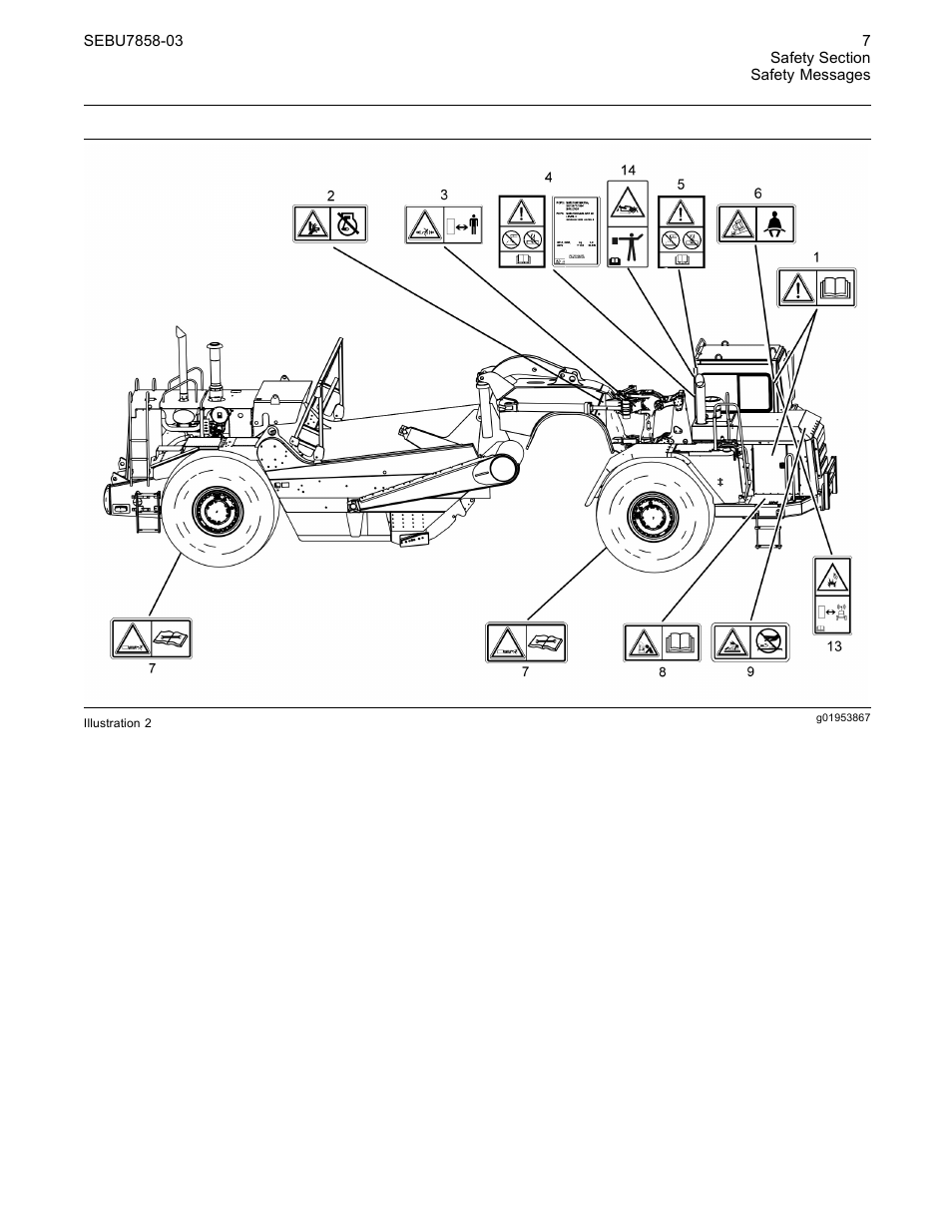 CAT Caterpillar Wheel Tractor-Scraper 627G User Manual | Page 4 / 31