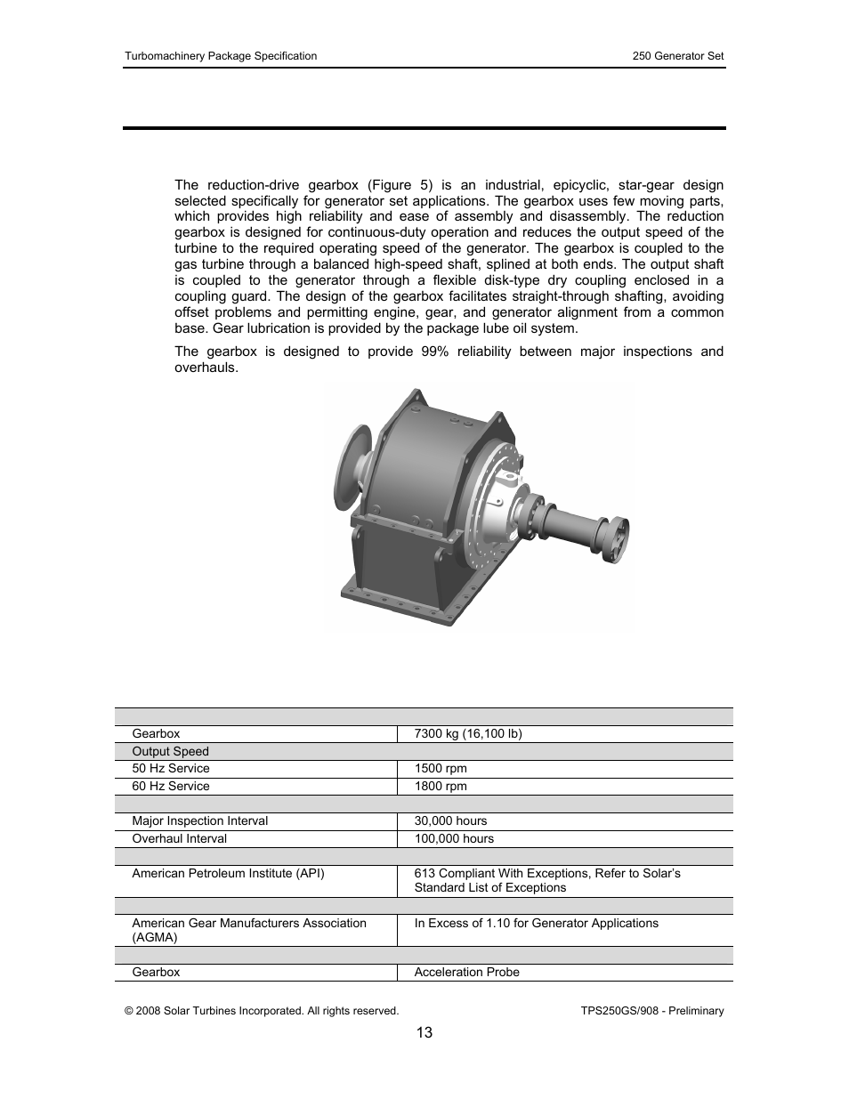 4 reduction-drive gearbox, 1 general description, Reduction-drive gearbox | General description, Figure 5 | CAT Titan 250 User Manual | Page 14 / 81