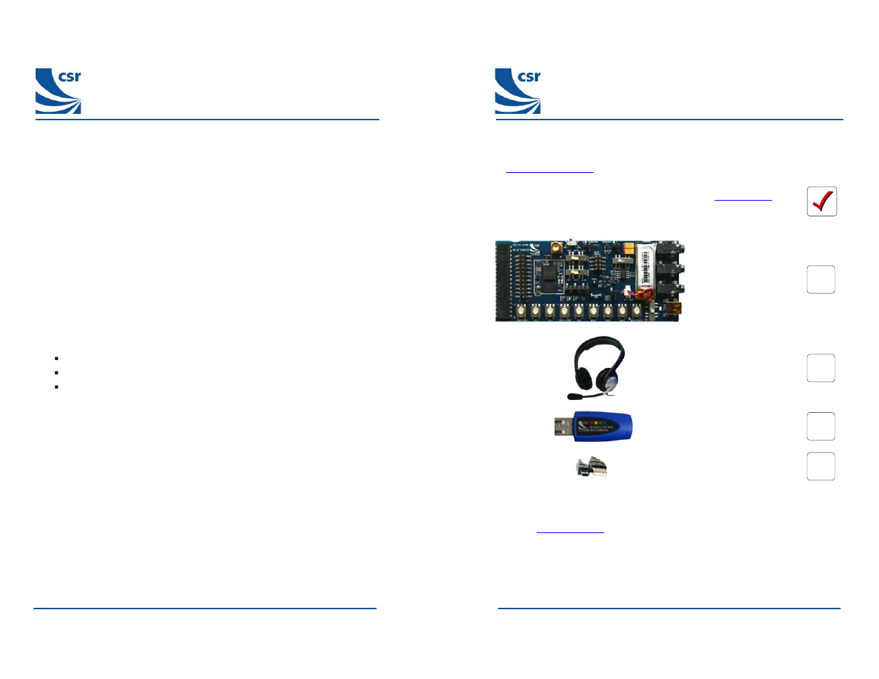 CSR BlueTunes2 Stereo Headset User Manual | 2 pages