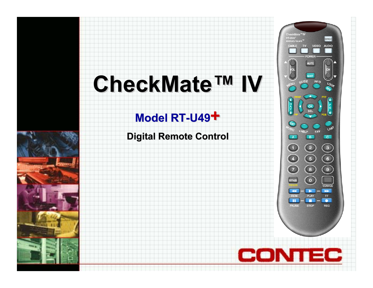 Contec CheckMate RT-U49+ User Manual | 30 pages