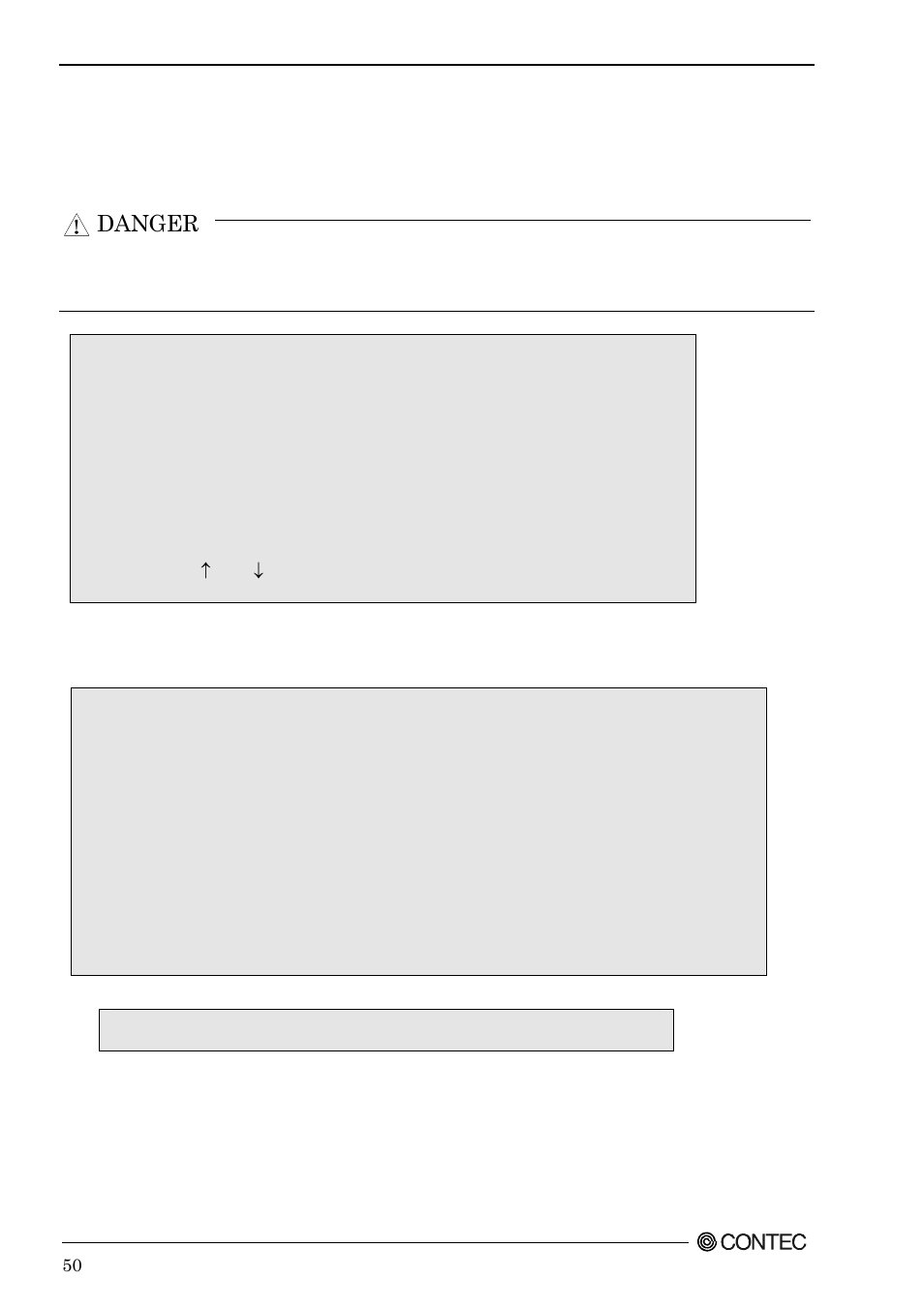 Deleting an array, Danger | Contec SPI-8451-LVA User Manual | Page 57 / 123