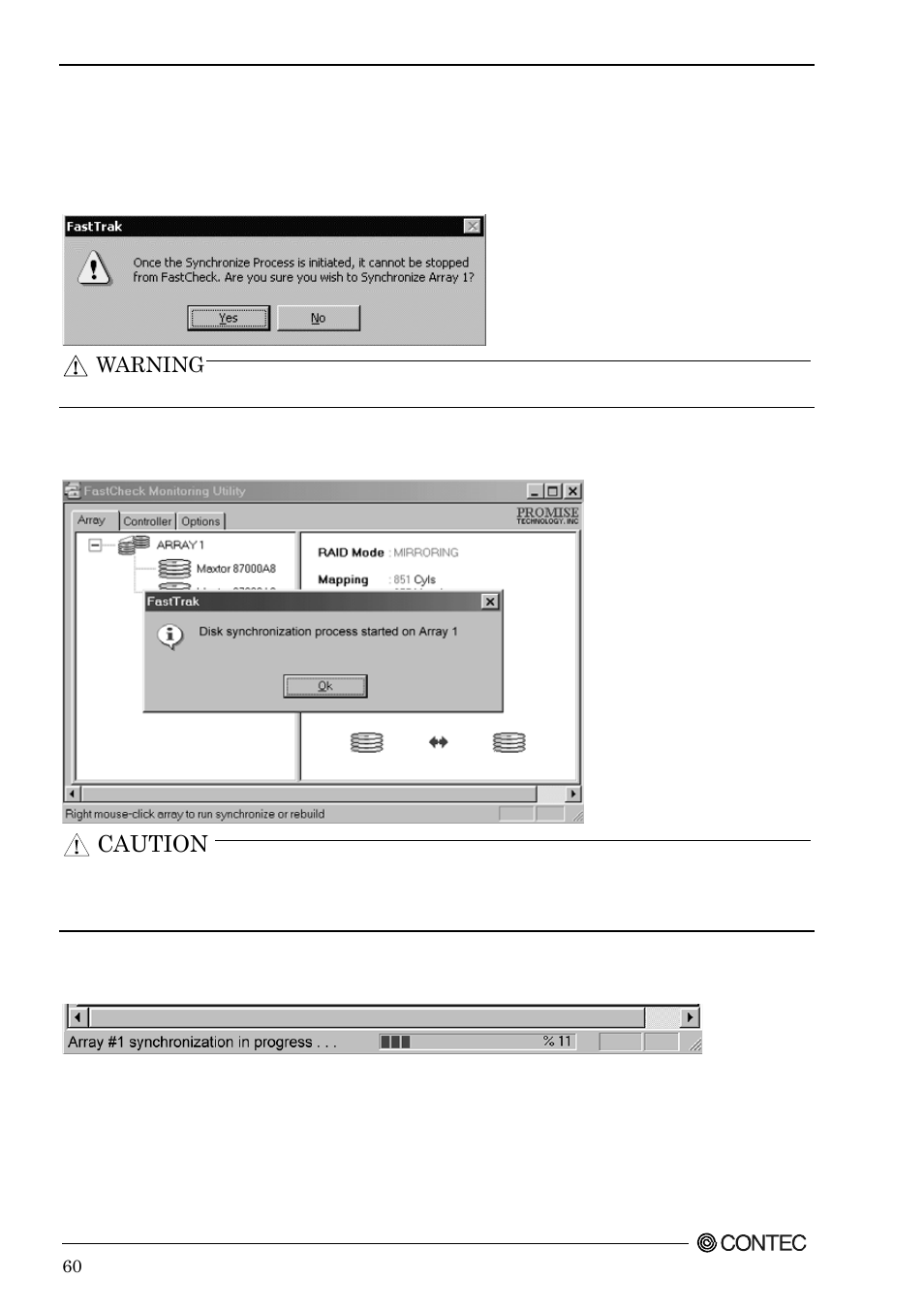 Caution | Contec SPI-8451-LVA User Manual | Page 67 / 123