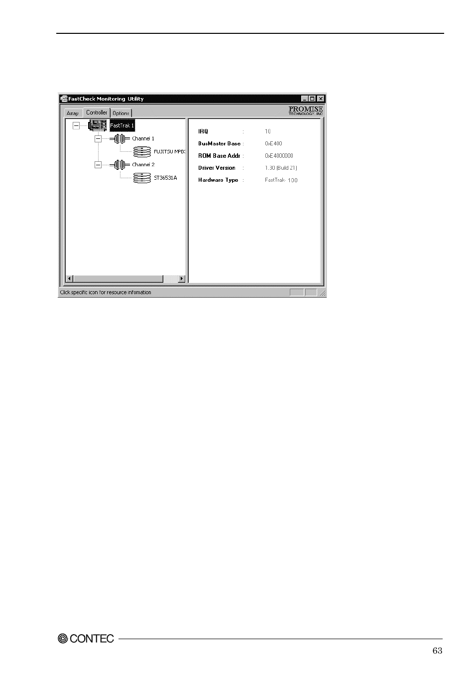 Using controller windows | Contec SPI-8451-LVA User Manual | Page 70 / 123