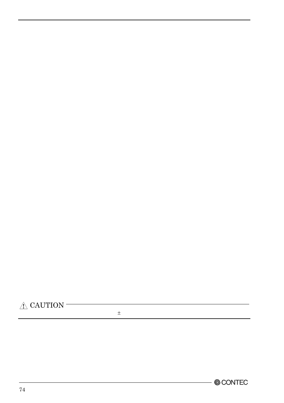 Caution | Contec SPI-8451-LVA User Manual | Page 81 / 123