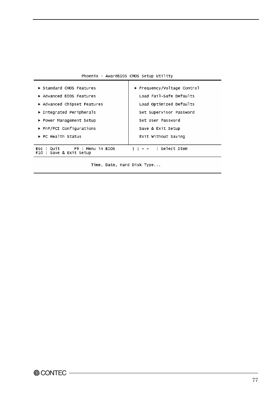 Main menu | Contec SPI-8451-LVA User Manual | Page 84 / 123