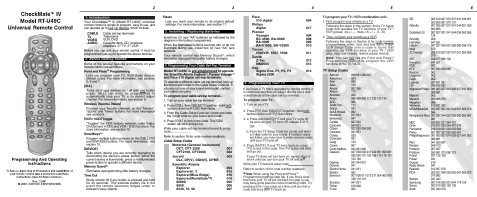 Contec RT-U49C User Manual | 4 pages