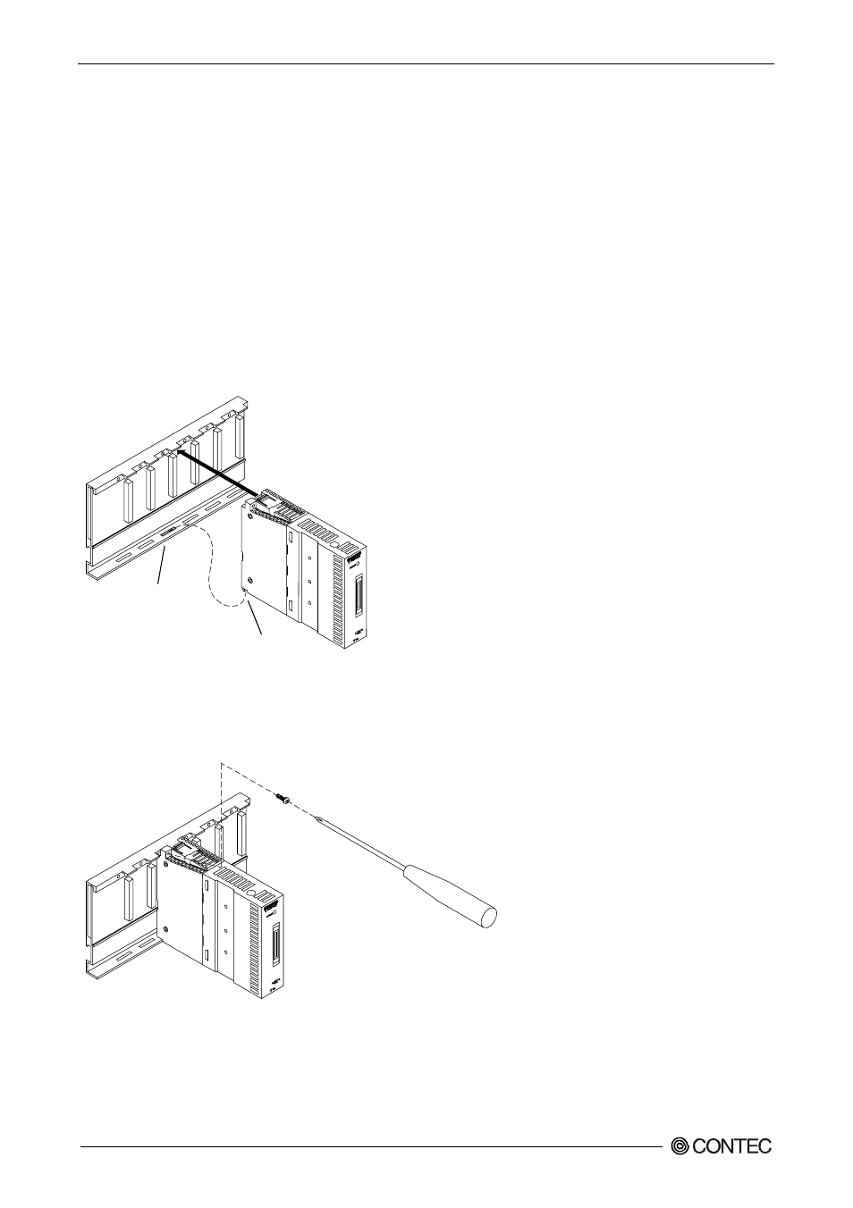 Installing the hardware | Contec PPC-HDD(MS)A User Manual | Page 5 / 8