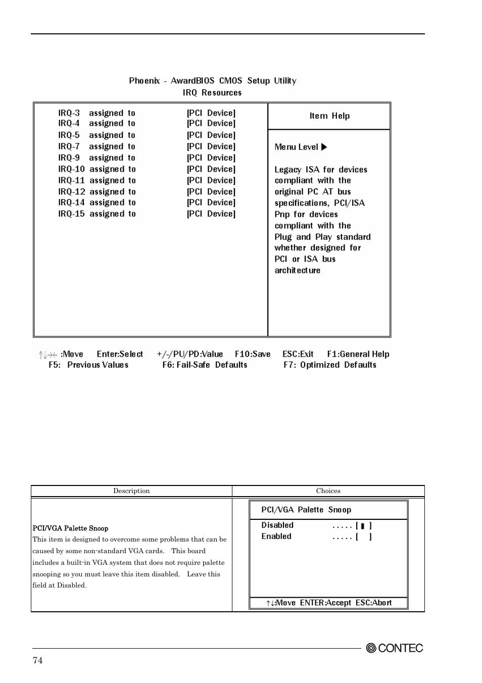 Irq n resources | Contec SEH-9450-LAS User Manual | Page 81 / 99