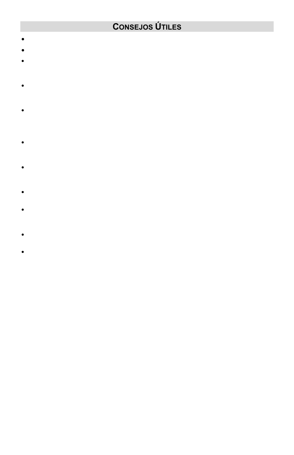 Consejos útiles | ChefScape SE655 User Manual | Page 35 / 44