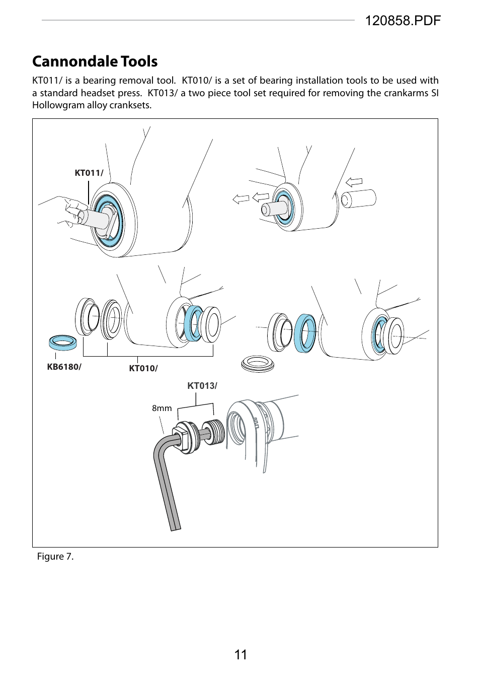 Cannondale tools | Cannondale 120858 User Manual | Page 11 / 16