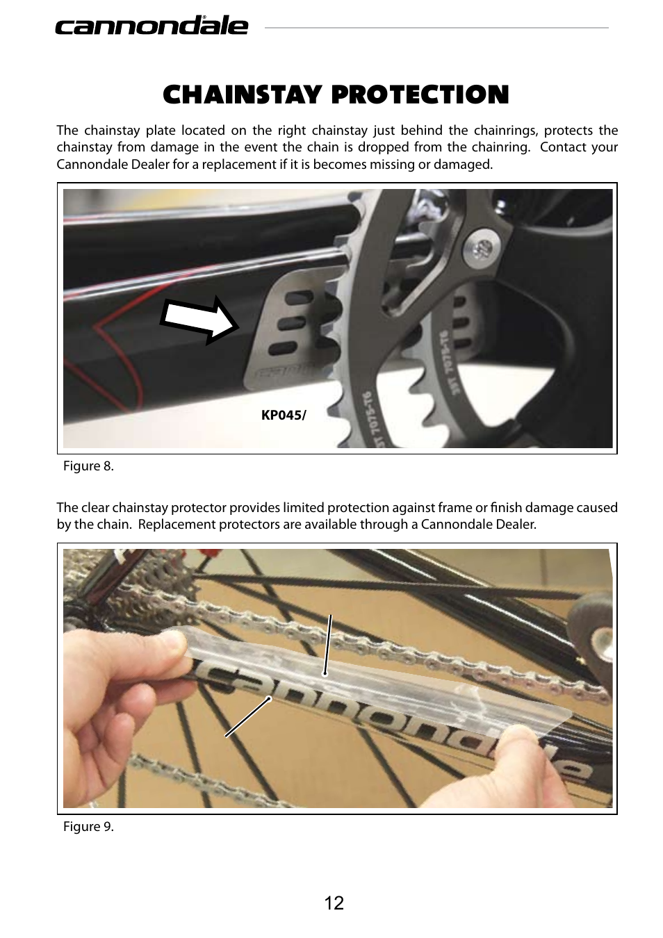 Chainstay protection | Cannondale 120858 User Manual | Page 12 / 16