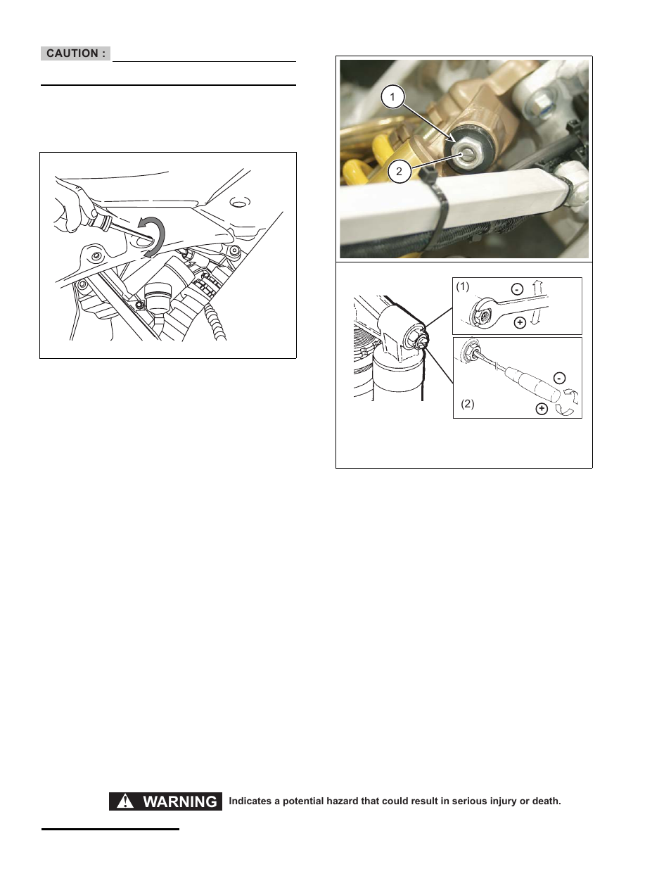 Warning, A) (b) | Cannondale S440 User Manual | Page 86 / 105