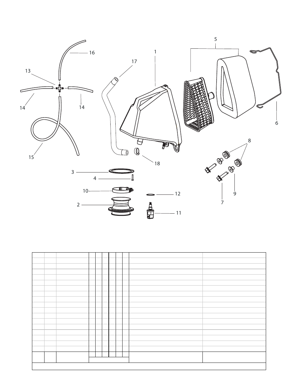 Airbox, Airbox parts list | Cannondale E440R User Manual | Page 32 / 36