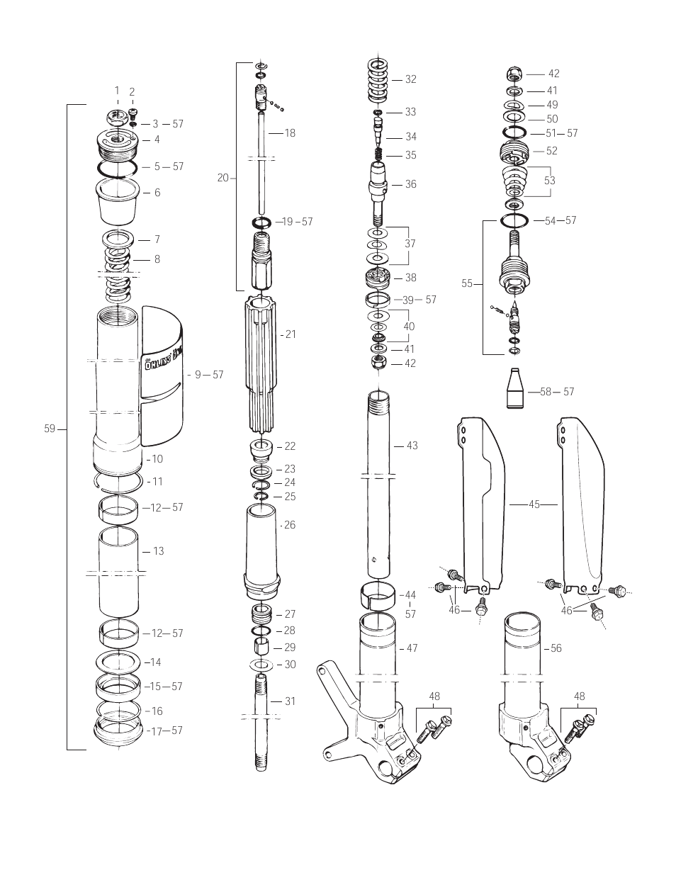 Front fork | Cannondale E440R User Manual | Page 7 / 36
