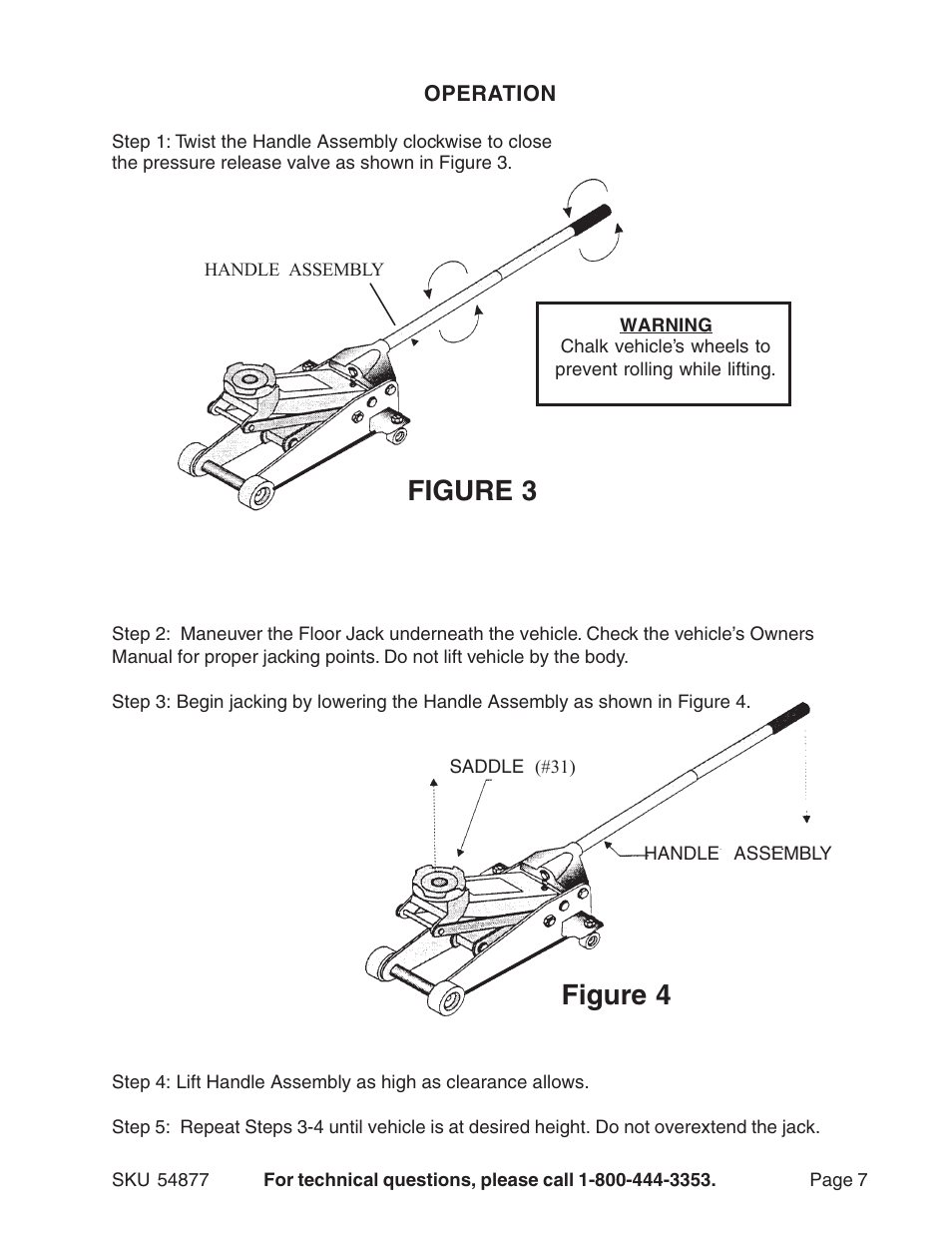 Figure 3, Figure 4 | Central Hydraulics 54877 User Manual | Page 7 / 11