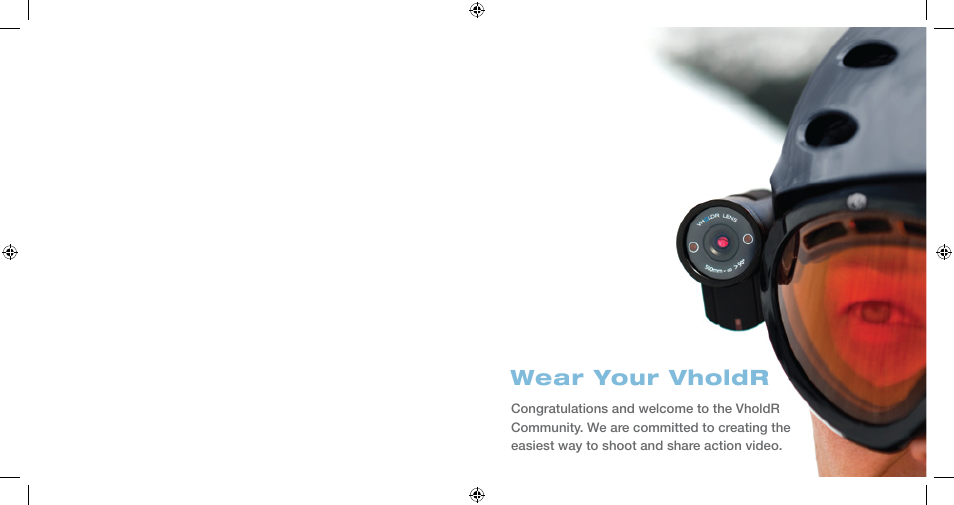 Wear your vholdr | Contour VholdR J61250712V1100 User Manual | Page 2 / 17