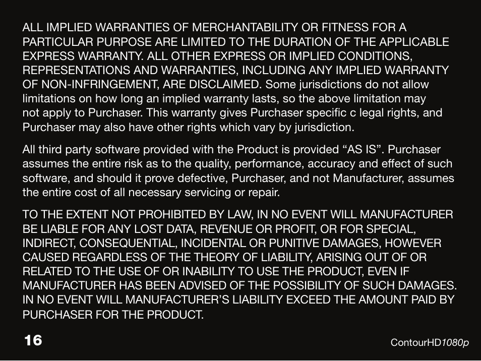 Contour ContourHD1080p User Manual | Page 16 / 19