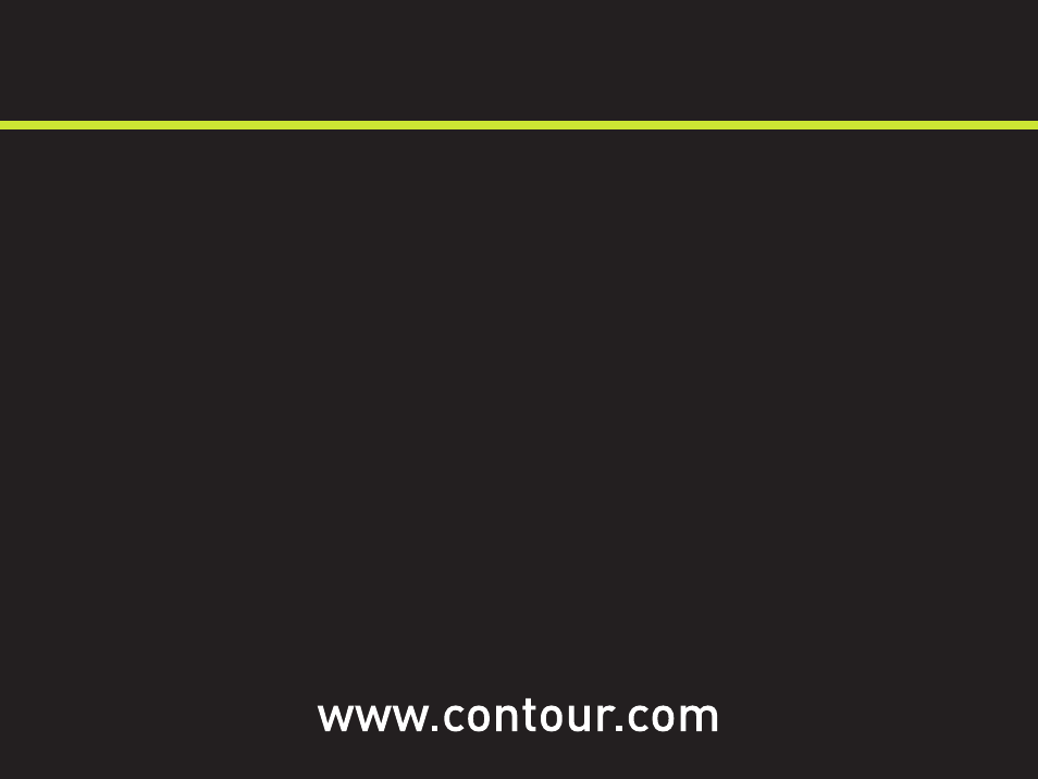 Contour GPS 1400 User Manual | Page 22 / 22