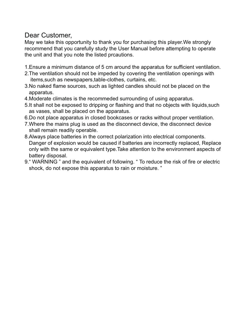 Dear customer | Esselte LCP4210 User Manual | Page 2 / 18