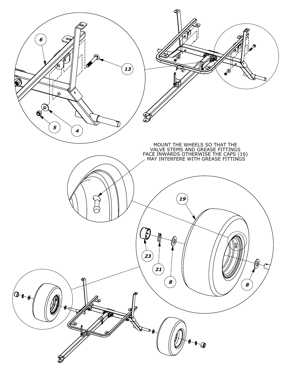 Sheet4, Drawing view6, Detail view h (1 : 7) | Drawing view26, Detail view g (1 : 6), Detail view n (1 : 2) | Clam Corp HD 1200 User Manual | Page 5 / 6