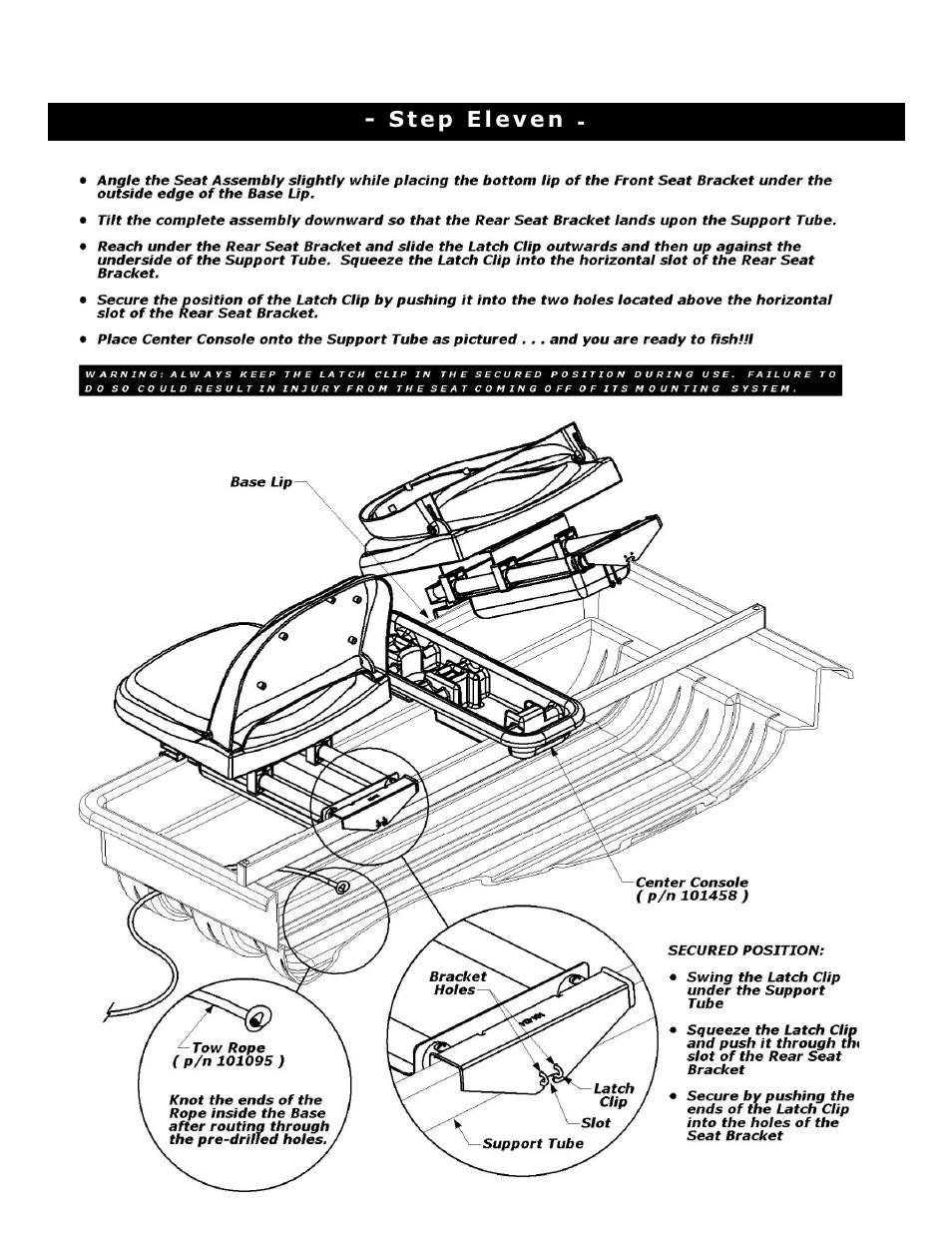 Clam Corp Thermal X 8280 User Manual | Page 14 / 15