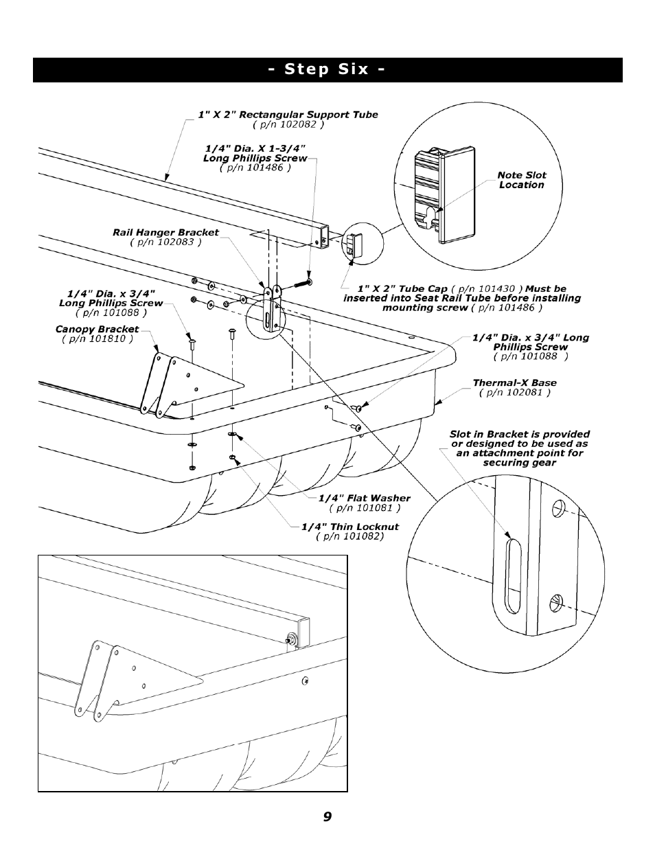 Clam Corp Thermal X 8280 User Manual | Page 9 / 15