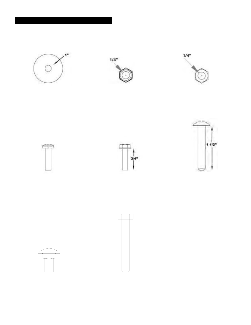 Parts identification, Parts below this box are shown actual | Clam Corp CLAM 5600 8201 User Manual | Page 4 / 12