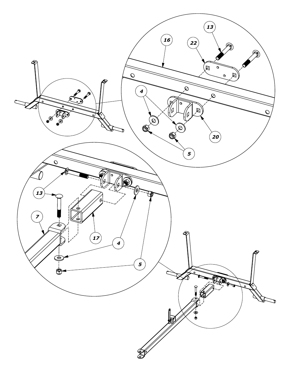 Sheet1, Drawing view1, Drawing view11 | Detail view f (1 : 5), Detail view l (1 : 4.5) | Clam Corp HD 1500 User Manual | Page 4 / 6