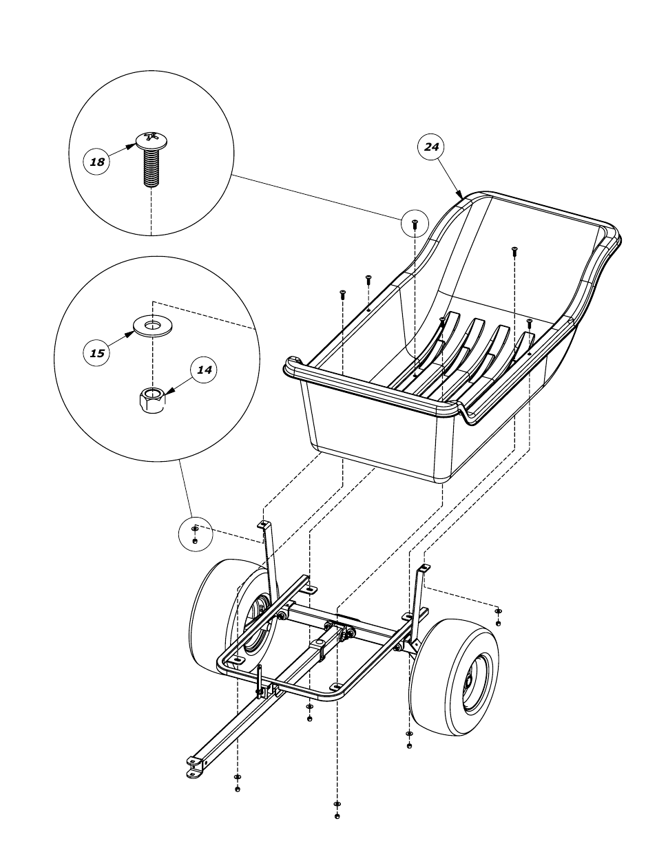 Sheet7, Drawing view23, Detail view j (1 : 2) | Detail view k (1 : 2) | Clam Corp HD 1500 User Manual | Page 6 / 6