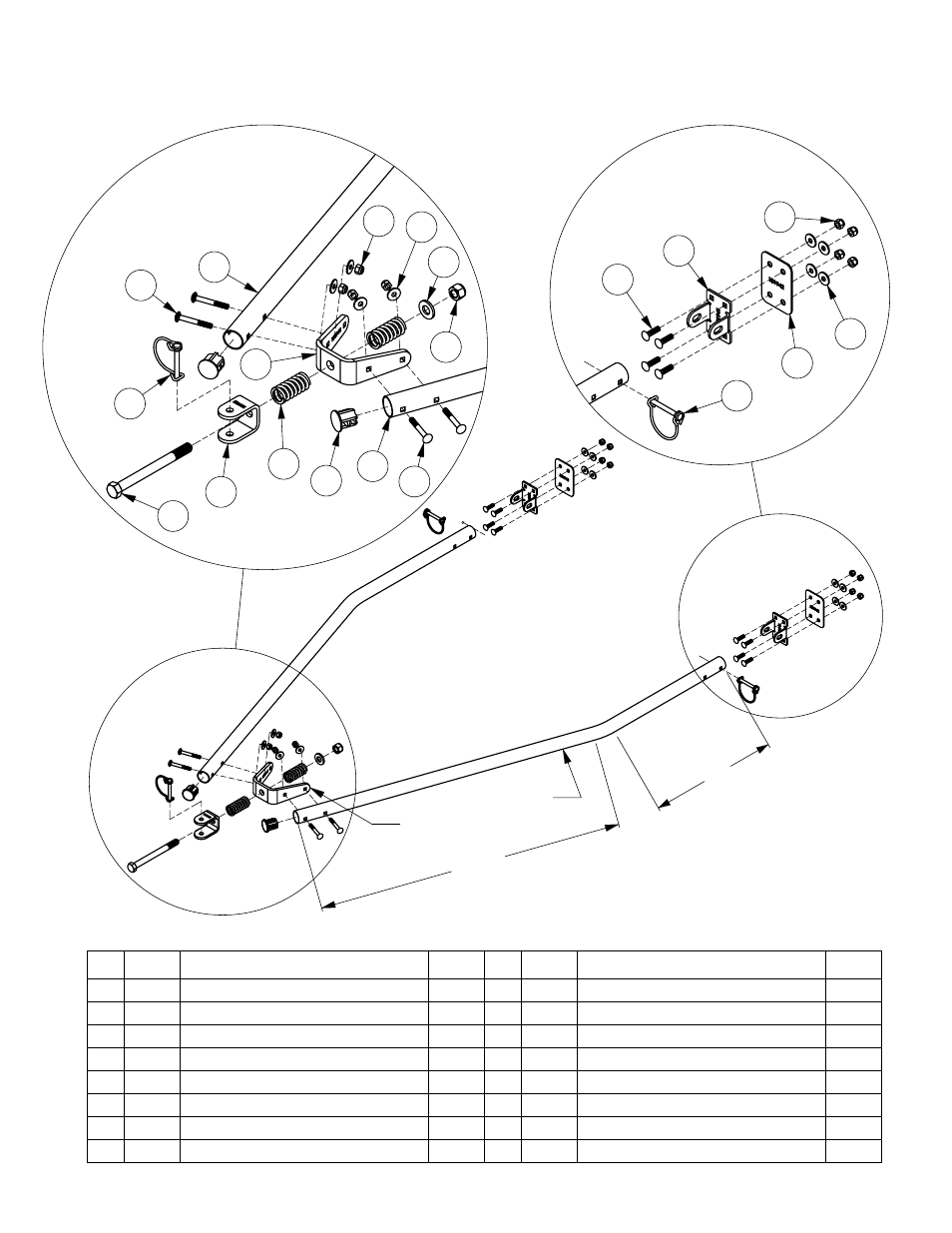 Assembly diagram | Clam Corp 8241 User Manual | Page 2 / 3