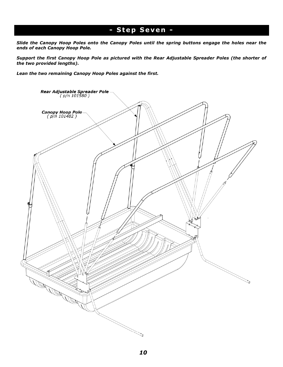 Clam Corp Fish Trap Voyager 8245 User Manual | Page 10 / 14