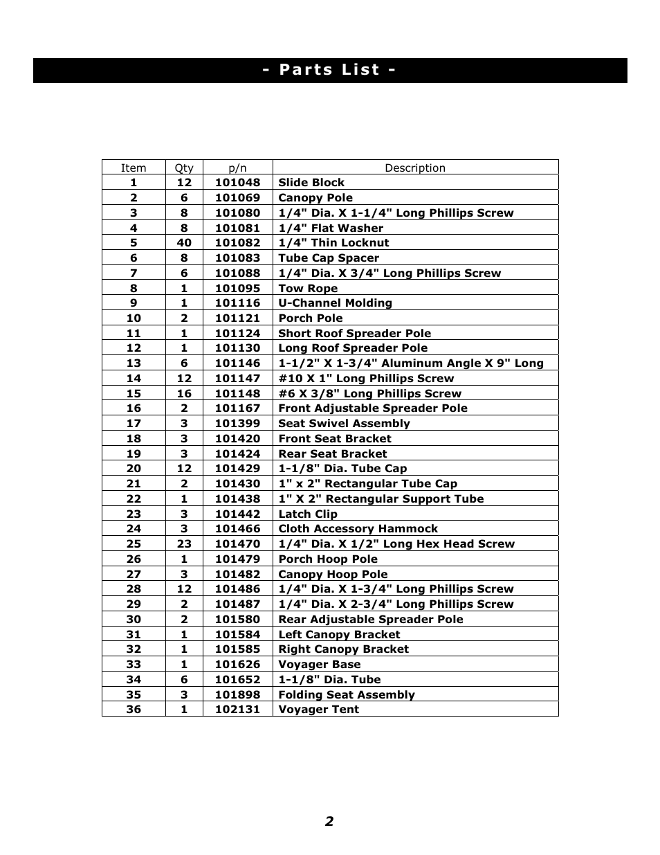 Clam Corp Fish Trap Voyager 8245 User Manual | Page 2 / 14