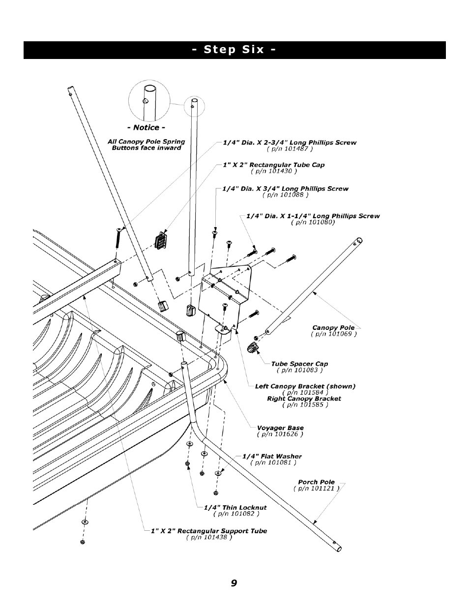 Clam Corp Fish Trap Voyager 8245 User Manual | Page 9 / 14