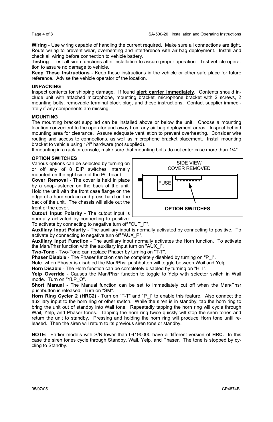 Carson SA-500-20 User Manual | Page 4 / 8