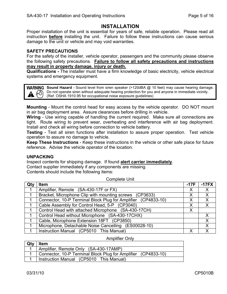 Carson SA-430-17 User Manual | Page 5 / 16