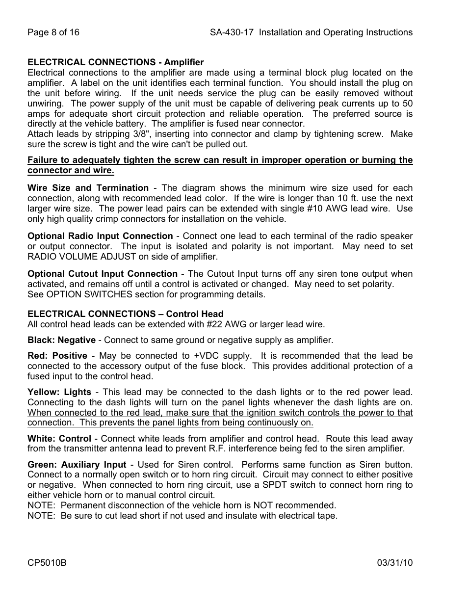 Carson SA-430-17 User Manual | Page 8 / 16