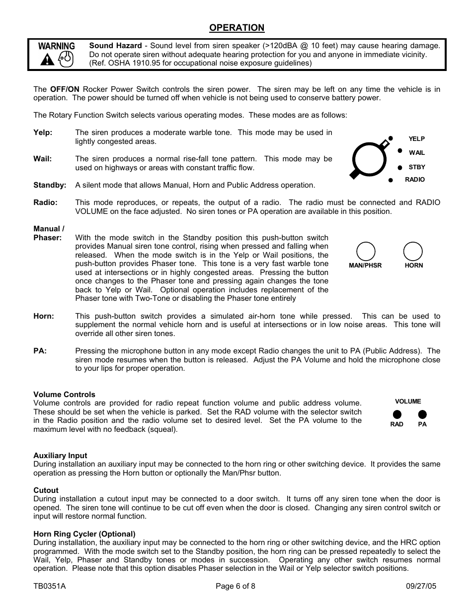 Operation | Carson SA-500-01 28V User Manual | Page 6 / 8